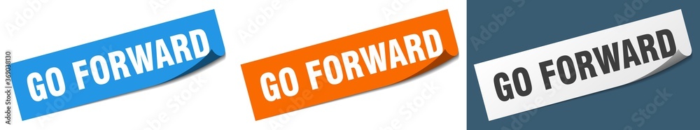 go forward paper peeler sign set. go forward sticker go forward paper peeler sign set. go forward sticker
