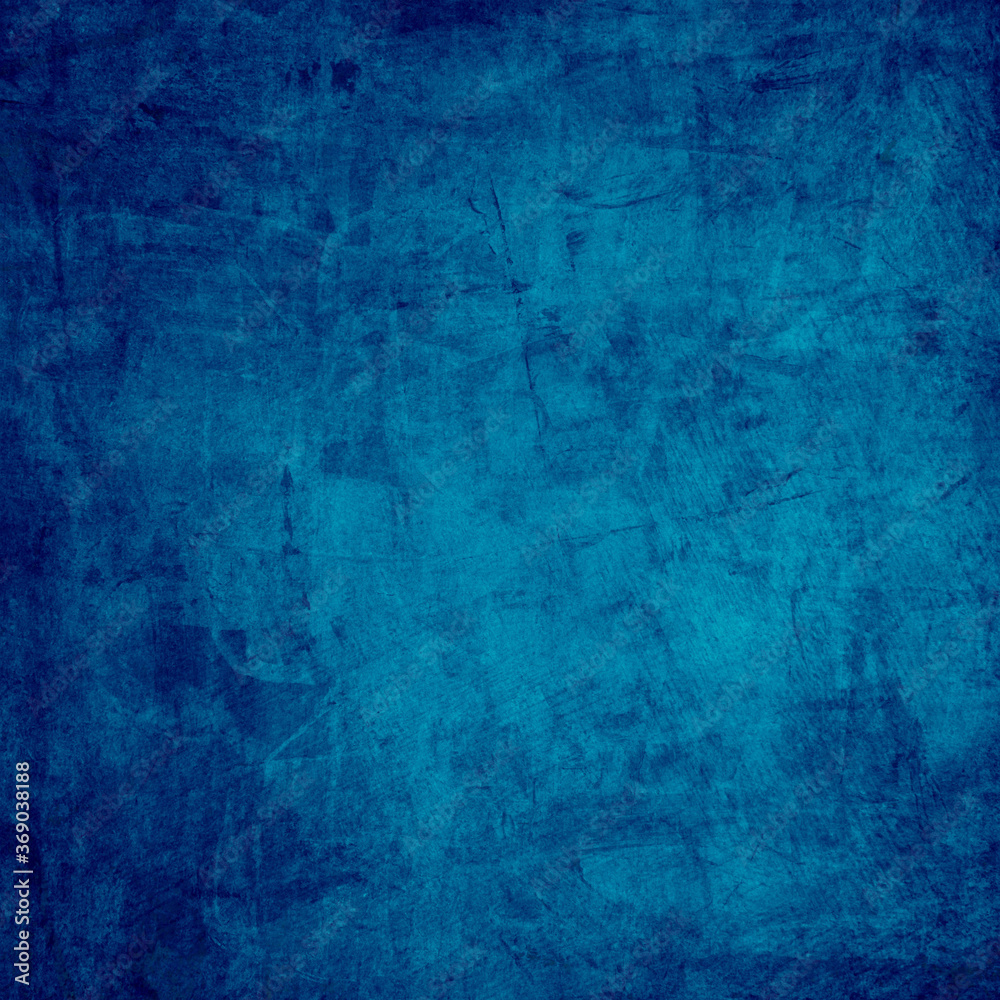 Fototapeta premium Grunge blue background with space for text