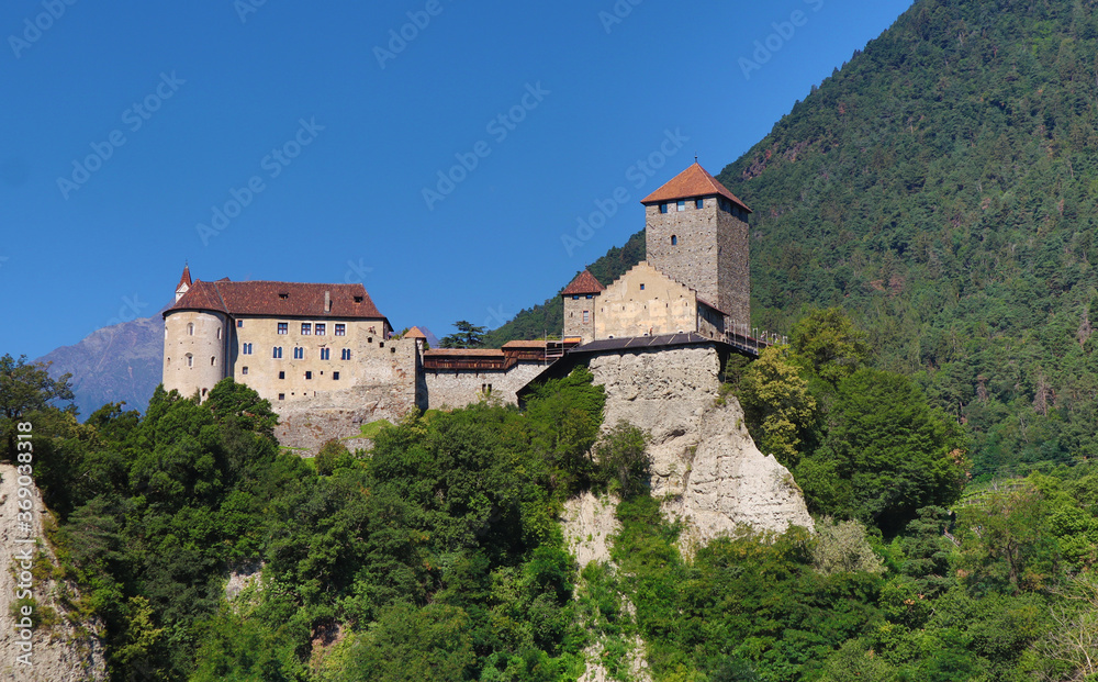 Dorf Tirol, Tirolo, Schloss Tirol, Castel, Südtirol, Meraner Land, Burggrafenamt, Burg, Festung, Wahrzeichen