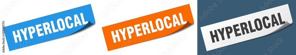 hyperlocal paper peeler sign set. hyperlocal sticker hyperlocal paper peeler sign set. hyperlocal sticker