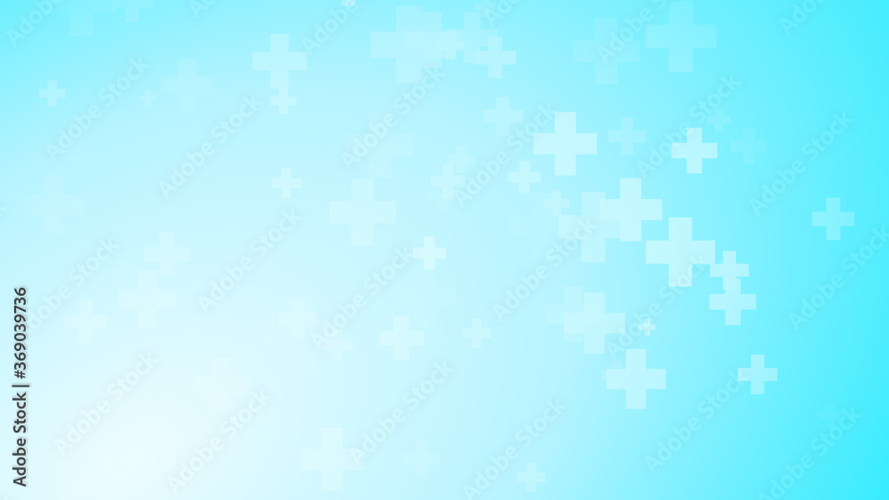 Medical health blue cross pattern background. Abstract healthcare technology and science concept. Medical health blue cross pattern background. Abstract healthcare technology and science concept.