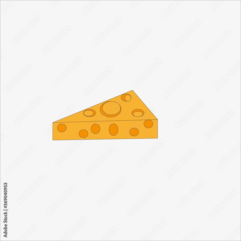 cheese flat icon. vector illustration cheese flat icon. vector illustration