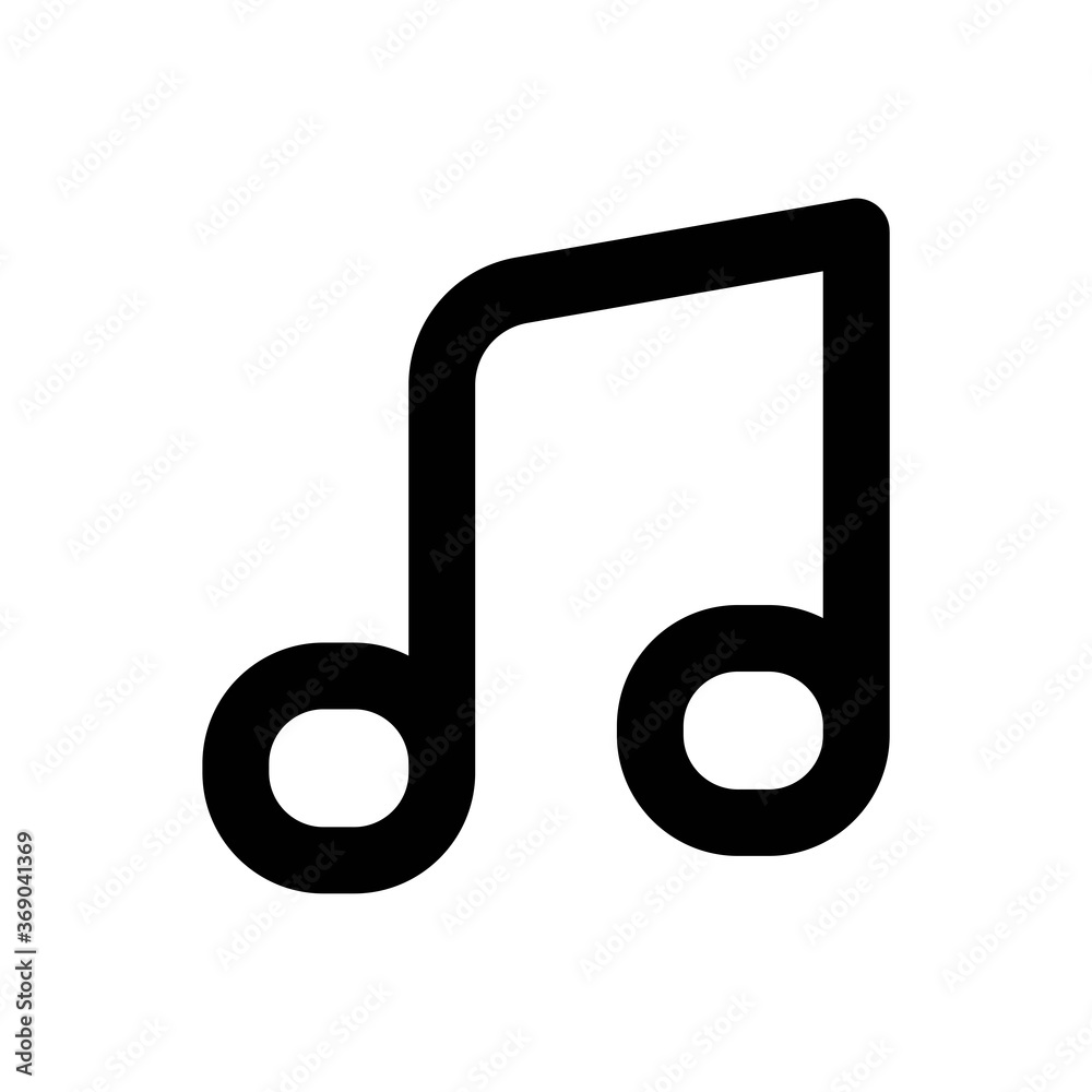 Music Line Icon - Vector Illustration Music Line Icon - Vector Illustration