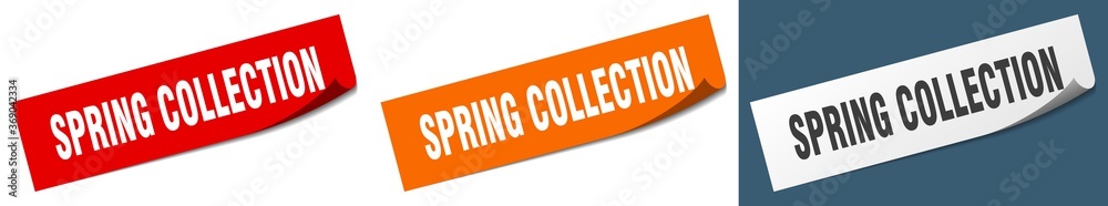 spring collection paper peeler sign set. spring collection sticker spring collection paper peeler sign set. spring collection sticker