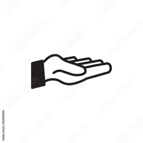 Hand icon vector