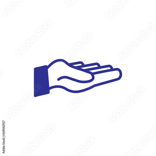 Hand icon vector