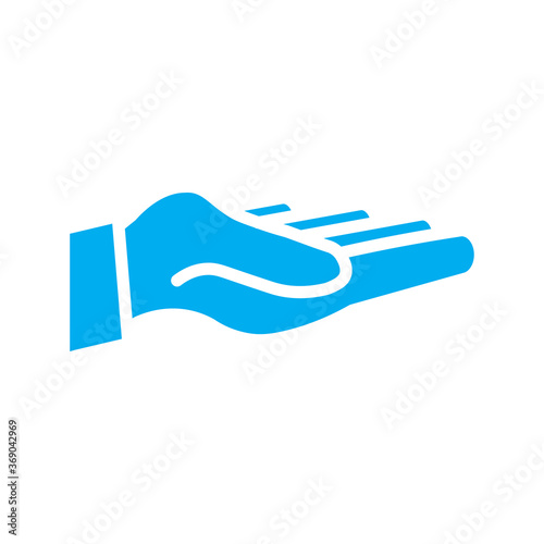 Hand icon vector