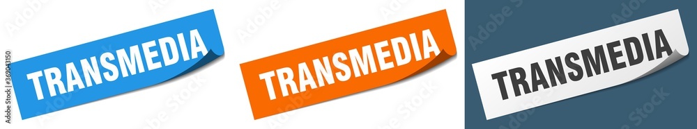 transmedia paper peeler sign set. transmedia sticker transmedia paper peeler sign set. transmedia sticker