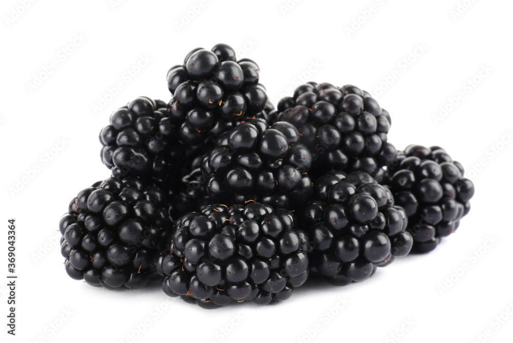 Beautiful tasty ripe blackberries on white background Beautiful tasty ripe blackberries on white background