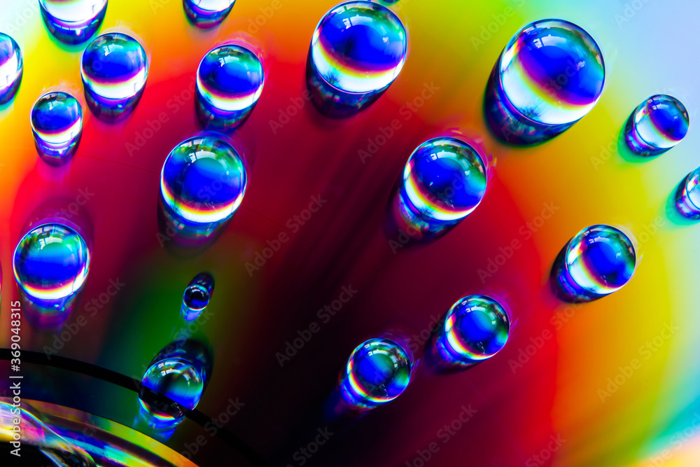 comapct disc macro droplets
