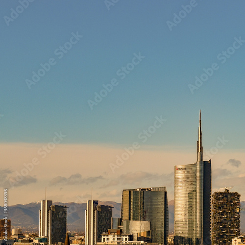 Wall Mural skyline Milano