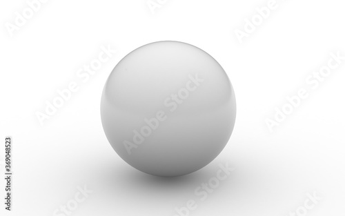 3D balls on white background © RSLN