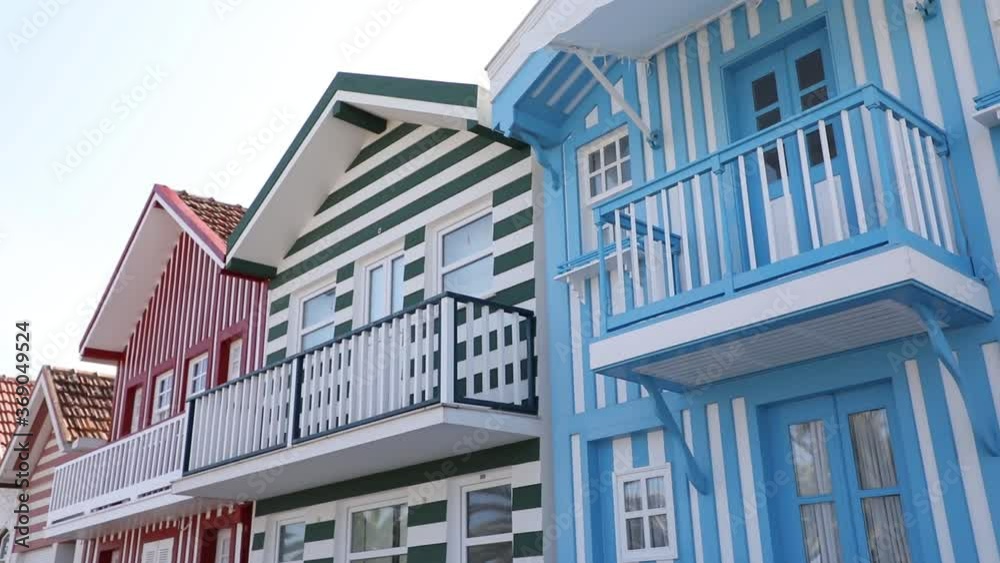Costa nova beach, Aveiro, Portugal