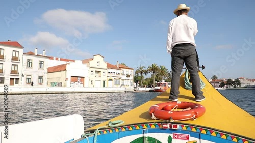Ride in Aveiro canal, Portugal photo