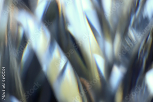 Contrast crystal abstract background. Play of light and shadow.