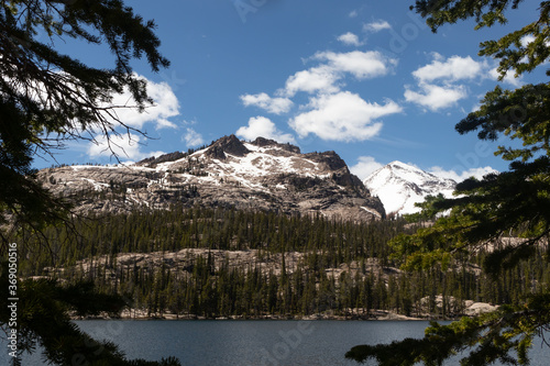 Imogene lake in central Idaho, part of the sawtooth mountain range