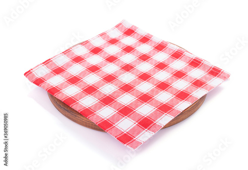 pizza cutting wooden board  and napkin