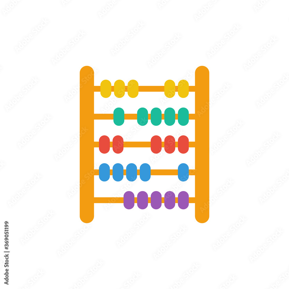 Abacus icon symbol simple design Abacus icon symbol simple design