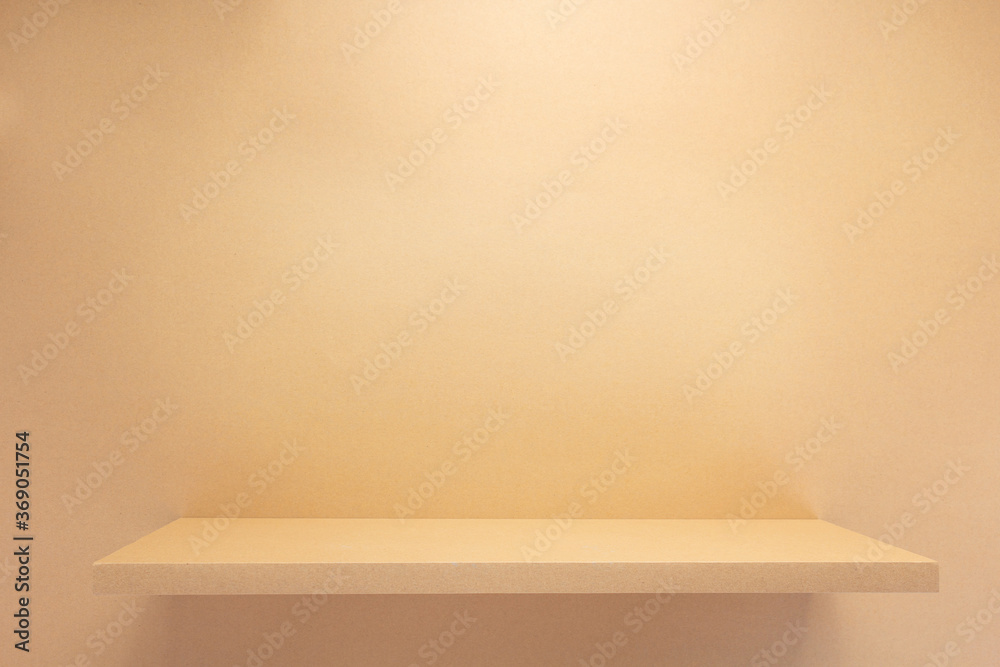 shelf at abstract wall background shelf at abstract wall background