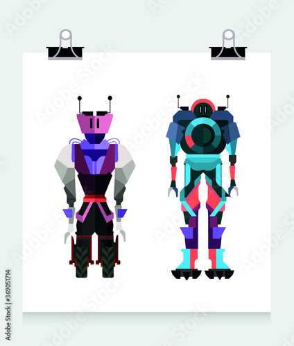 Fictional robots and androids