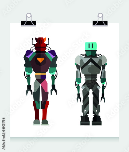 Fictional robots and androids