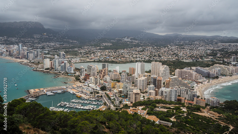 Obraz premium Calpe - the city in the Spanish region of Costa Blanca