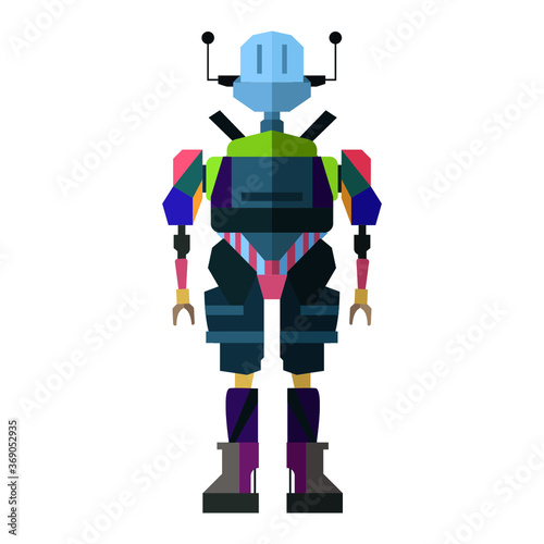 Robot characters icons (with full body)