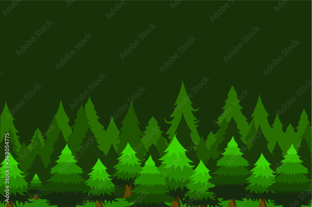 Obraz premium Pine forest