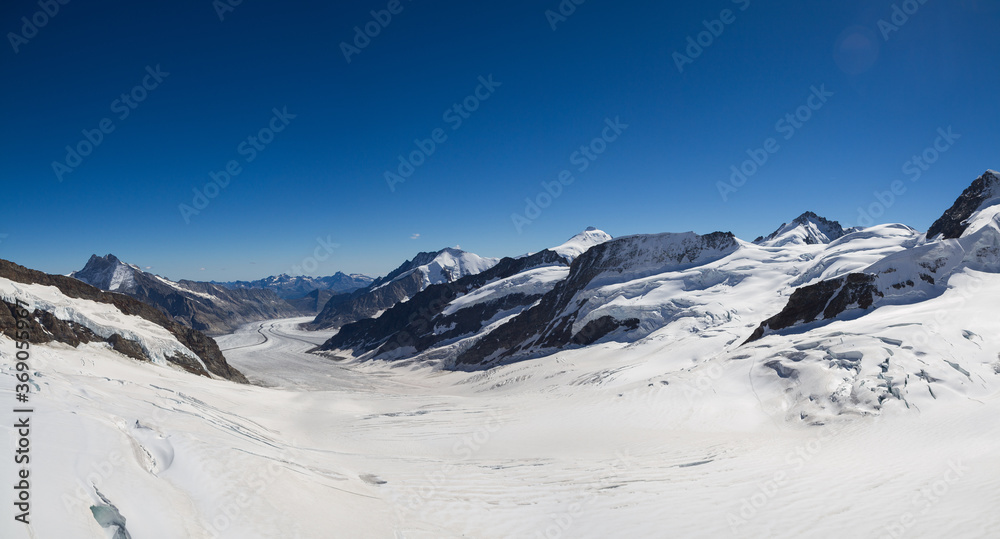 Schweiz Jungfraujoch Gletscher 2