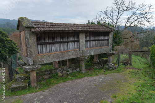 Typical Galician granary "horreo"