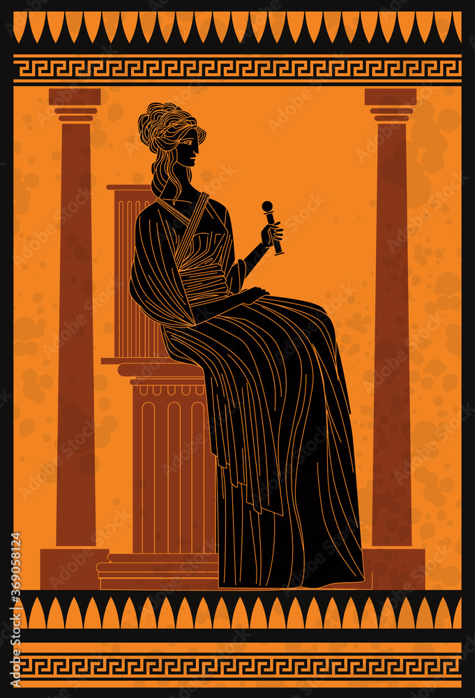 Fototapeta premium hera juno greek mythology goddess of marriage