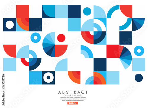 Abstract background with dynamic linear waves. Vector illustration in flat minimalistic style .Design elements created using the linear lines