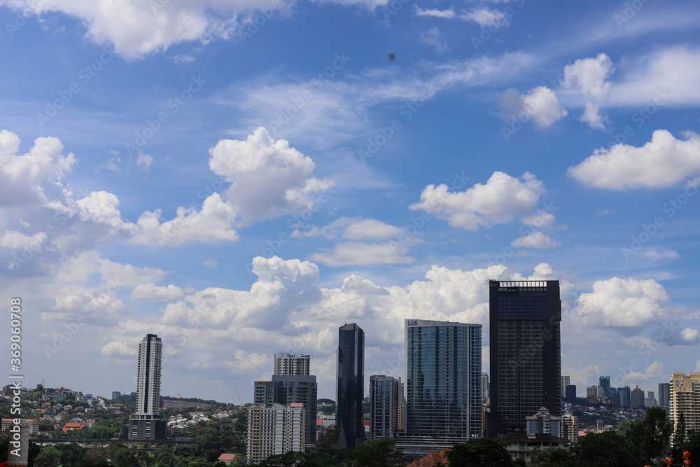 KUALA LUMPUR, MALAYSIA - January  2020:  streets, architecture, buildings