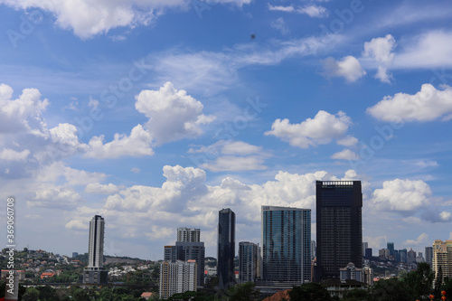 KUALA LUMPUR, MALAYSIA - January 2020: streets, architecture, buildings