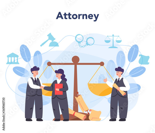 Professional lawyer concept. Punishment and judgement. Guilt