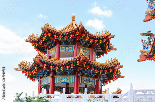 Photography Kuala Lumpur, Malaysia - January 19 2020:  Thean Hou Temple