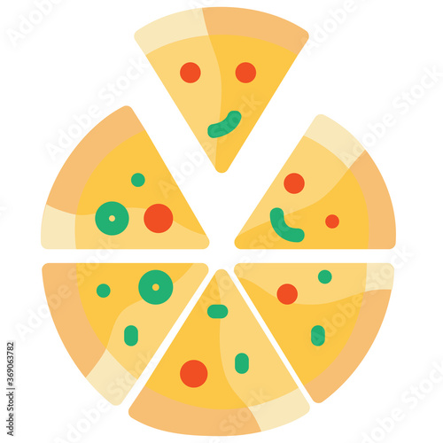 Food Delivery filled outline style. Icon design for application, website, poster, printing.