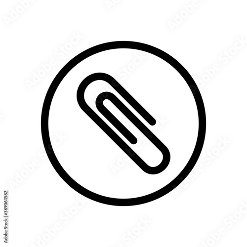Free Download Paper Clip Icon Vector Illustration - GFXLoad