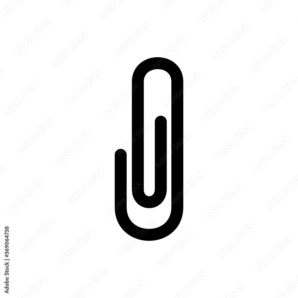 Paper Clip Icon Vector Illustration Paper Clip Icon Vector Illustration