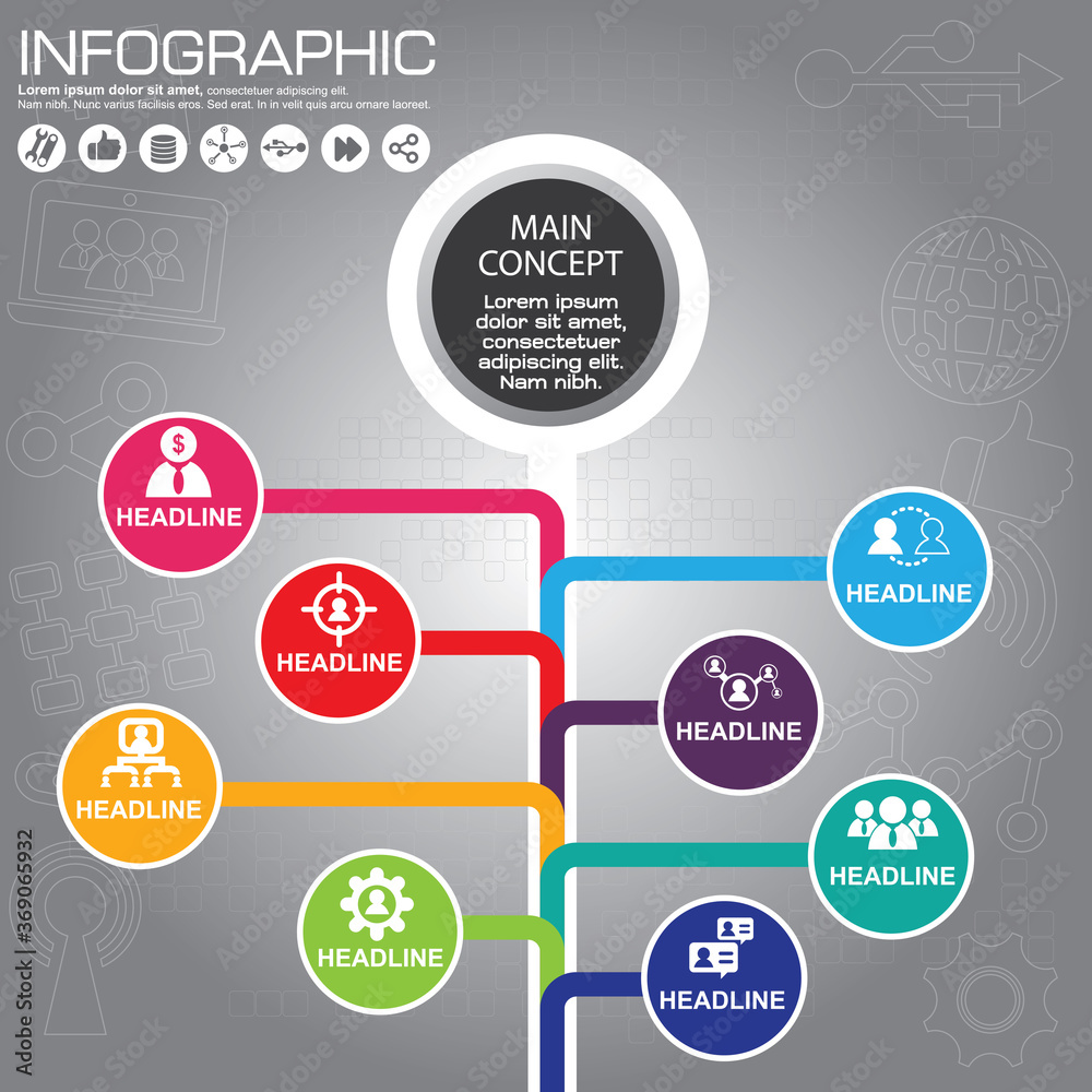 Business tree timeline infographics. Vector illustration. Can be used for workflow layout, banner, diagram, web design template. Business tree timeline infographics. Vector illustration. Can be used for workflow layout, banner, diagram, web design template.