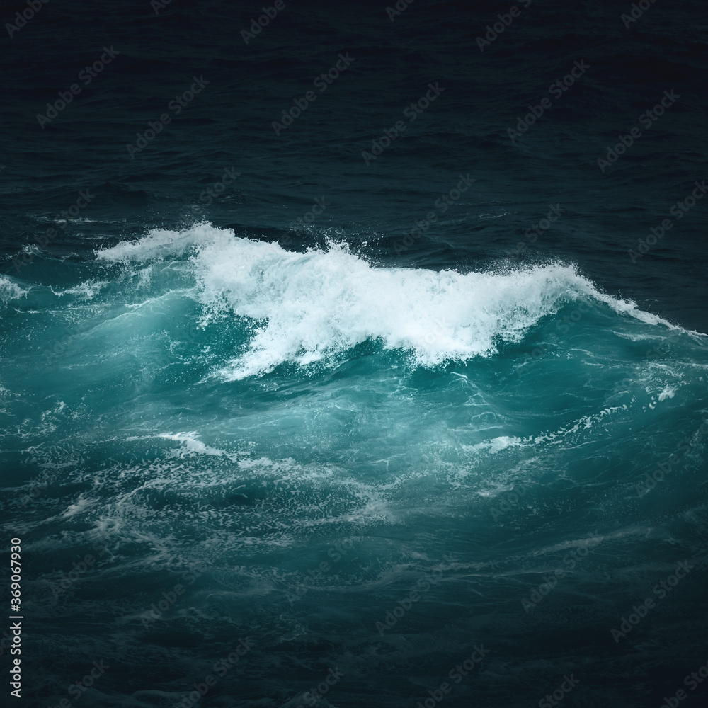 Fototapeta premium dark ocean wave background