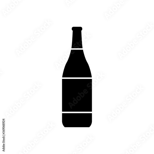 beer bottle icon vector