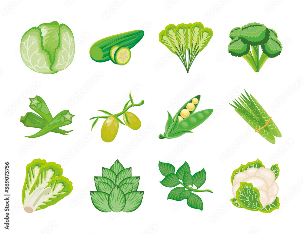 set of icons fruits and vegetables fresh set of icons fruits and vegetables fresh