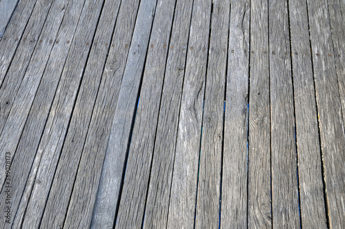Aged oak wood flooring. Blank for designers. Background