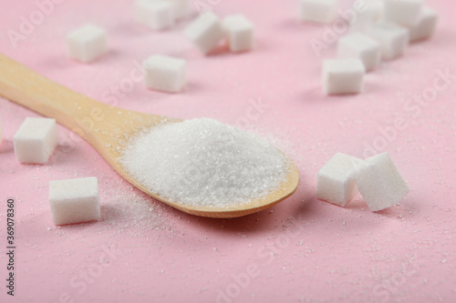 white sugar on the table 