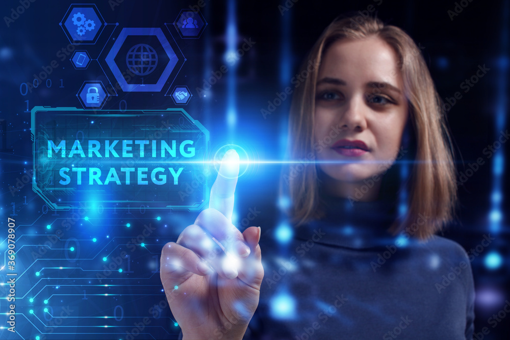 Business, Technology, Internet and network concept. Young businessman working on a virtual screen of the future and sees the inscription: Business, Technology, Internet and network concept. Young businessman working on a virtual screen of the future and sees the inscription: