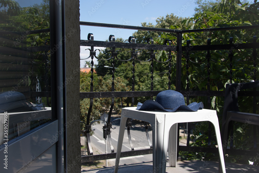 View from the balcony, holidays