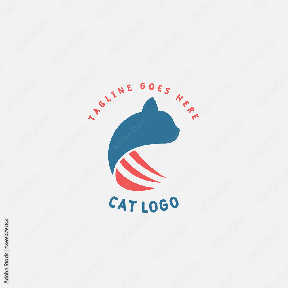 Cat Logo design vector template. animal logo vector Cat Logo design vector template. animal logo vector