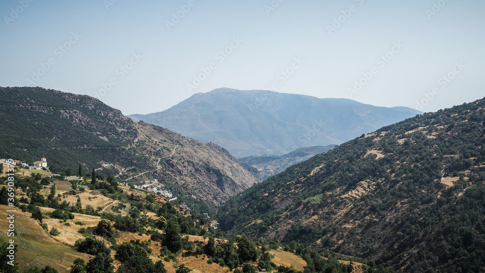 Sierra Nevada is a mountain range in the region of Andalucia in Spain.