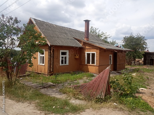 old abandoned village house without owners
 photo